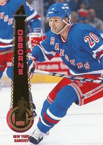 #500 Mark Osborne - New York Rangers - 1994-95 Pinnacle Hockey