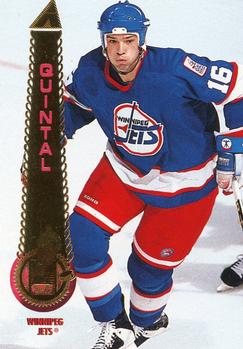 #501 Stephane Quintal - Winnipeg Jets - 1994-95 Pinnacle Hockey