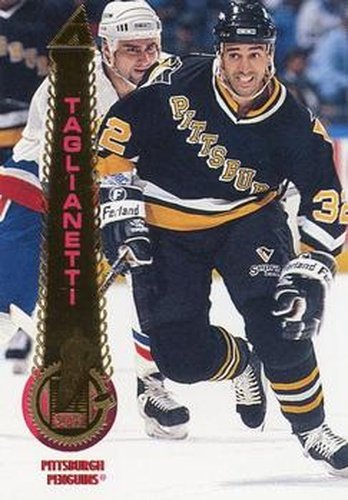 #505 Peter Taglianetti - Pittsburgh Penguins - 1994-95 Pinnacle Hockey