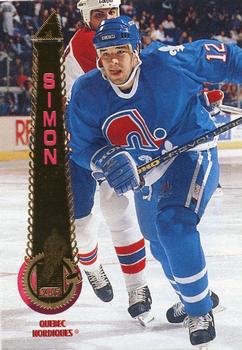 #506 Chris Simon - Quebec Nordiques - 1994-95 Pinnacle Hockey