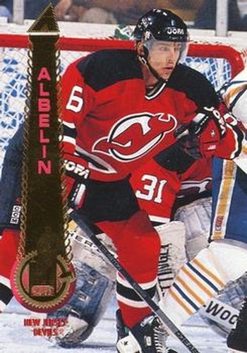 #508 Tommy Albelin - New Jersey Devils - 1994-95 Pinnacle Hockey