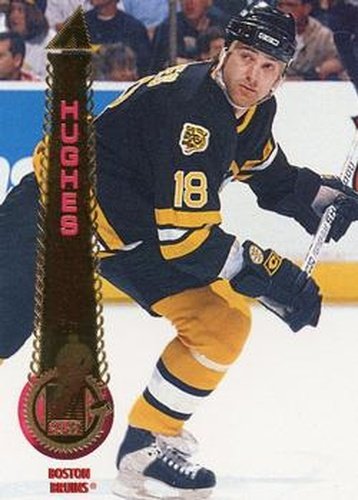 #510 Brent Hughes - Boston Bruins - 1994-95 Pinnacle Hockey
