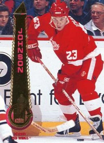 #511 Greg Johnson - Detroit Red Wings - 1994-95 Pinnacle Hockey