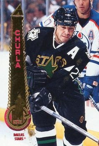 #516 Shane Churla - Dallas Stars - 1994-95 Pinnacle Hockey