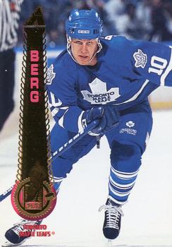 #57 Bill Berg - Toronto Maple Leafs - 1994-95 Pinnacle Hockey