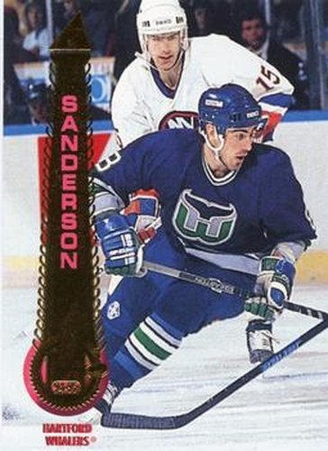 #63 Geoff Sanderson - Hartford Whalers - 1994-95 Pinnacle Hockey