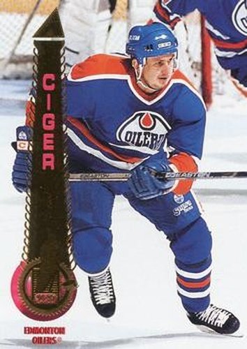 #70 Zdeno Ciger - Edmonton Oilers - 1994-95 Pinnacle Hockey