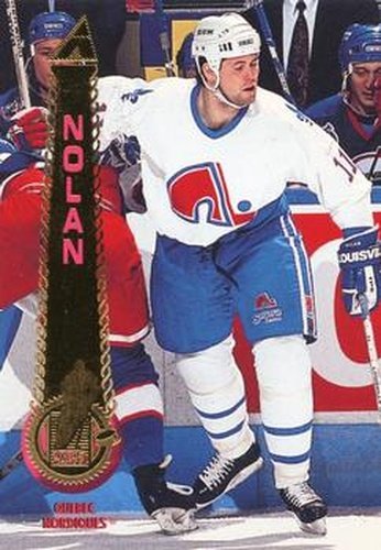 #76 Owen Nolan - Quebec Nordiques - 1994-95 Pinnacle Hockey