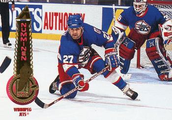 #77 Teppo Numminen - Winnipeg Jets - 1994-95 Pinnacle Hockey
