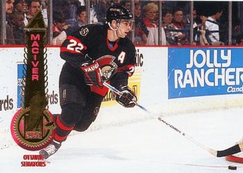 #80 Norm Maciver - Ottawa Senators - 1994-95 Pinnacle Hockey