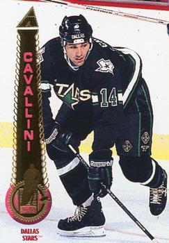 #81 Paul Cavallini - Dallas Stars - 1994-95 Pinnacle Hockey