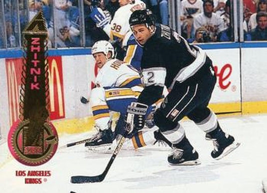 #87 Alexei Zhitnik - Los Angeles Kings - 1994-95 Pinnacle Hockey
