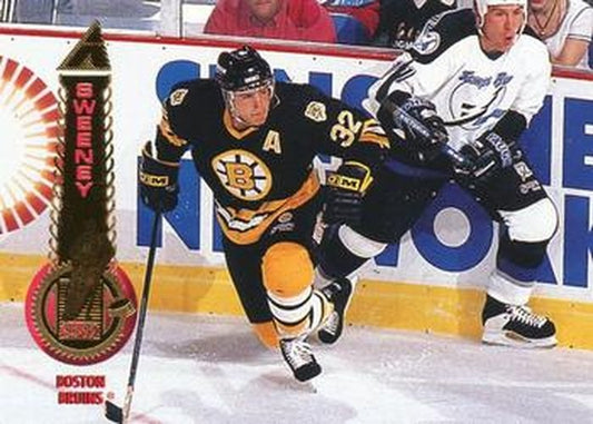 #91 Don Sweeney - Boston Bruins - 1994-95 Pinnacle Hockey
