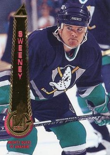 #93 Tim Sweeney - Anaheim Mighty Ducks - 1994-95 Pinnacle Hockey