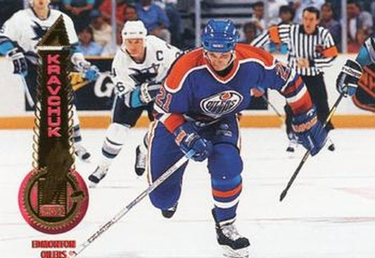 #96 Igor Kravchuk - Edmonton Oilers - 1994-95 Pinnacle Hockey