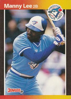 #504 Manny Lee - Toronto Blue Jays - 1989 Donruss Baseball