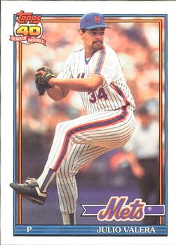 #504 Julio Valera - New York Mets - 1991 O-Pee-Chee Baseball