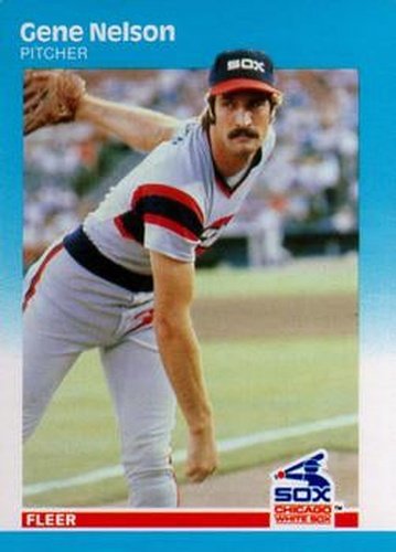 #504 Gene Nelson - Chicago White Sox - 1987 Fleer Baseball
