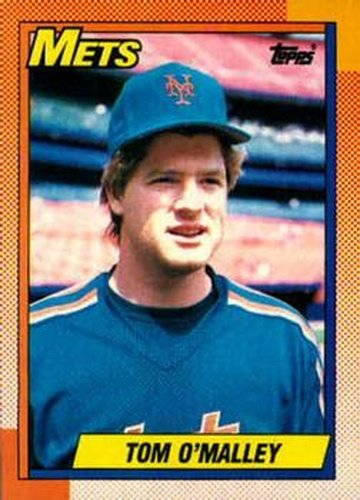 #504 Tom O'Malley - New York Mets - 1990 Topps Baseball