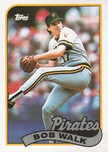 #504 Bob Walk - Pittsburgh Pirates - 1989 Topps Baseball