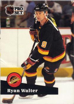 #504 Ryan Walter - 1991-92 Pro Set Hockey