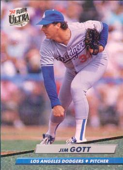 #504 Jim Gott - Los Angeles Dodgers - 1992 Ultra Baseball
