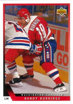 #504 Randy Burridge - Washington Capitals - 1993-94 Upper Deck Hockey