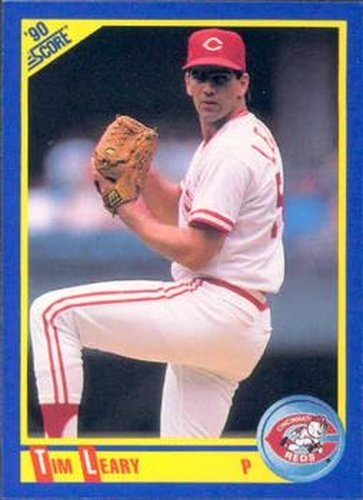 #504 Tim Leary - Cincinnati Reds - 1990 Score Baseball