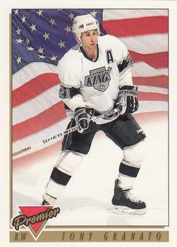 #504 Tony Granato - Los Angeles Kings - 1993-94 Topps Premier Hockey