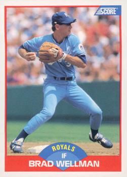 #504 Brad Wellman - Kansas City Royals - 1989 Score Baseball
