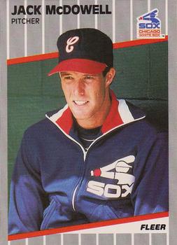 #504 Jack McDowell - Chicago White Sox - 1989 Fleer Baseball