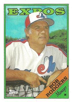 #504 Bob Rodgers - Montreal Expos - 1988 Topps Baseball