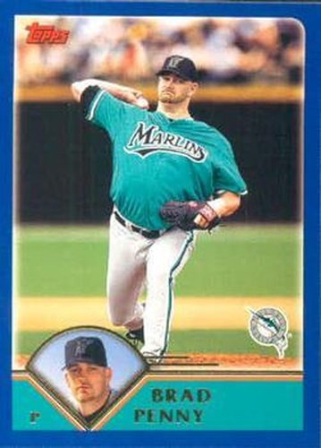 #504 Brad Penny - Florida Marlins - 2003 Topps Baseball
