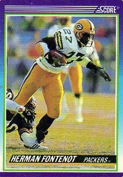#504 Herman Fontenot - Green Bay Packers - 1990 Score Football