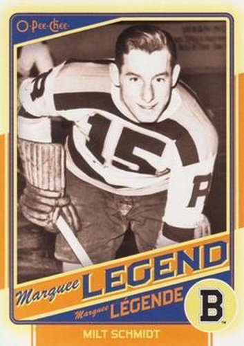 #504 Milt Schmidt - Boston Bruins - 2012-13 O-Pee-Chee Hockey