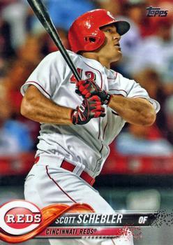 #504 Scott Schebler - Cincinnati Reds - 2018 Topps Baseball