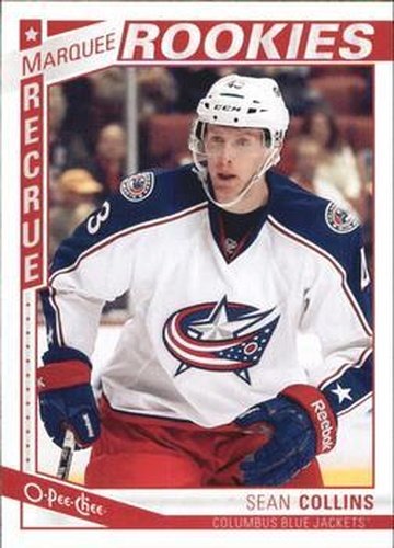 #504 Sean Collins - Columbus Blue Jackets - 2013-14 O-Pee-Chee Hockey