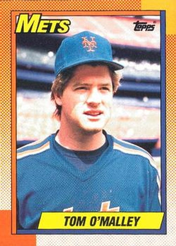#504 Tom O'Malley - New York Mets - 1990 O-Pee-Chee Baseball