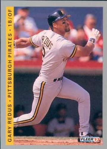 #504 Gary Redus - Pittsburgh Pirates - 1993 Fleer Baseball