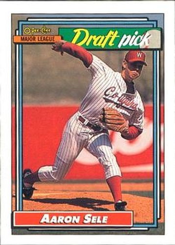 #504 Aaron Sele - Boston Red Sox - 1992 O-Pee-Chee Baseball