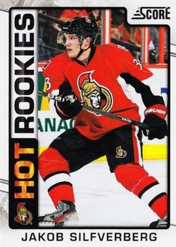 #504 Jakob Silfverberg - Ottawa Senators - 2012-13 Score Hockey
