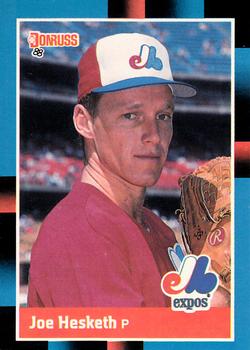 #504 Joe Hesketh - Montreal Expos - 1988 Donruss Baseball