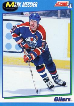 #505 Mark Messier - Edmonton Oilers - 1991-92 Score Canadian Hockey