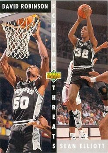 #505 David Robinson / Sean Elliott - San Antonio Spurs - 1992-93 Upper Deck Basketball
