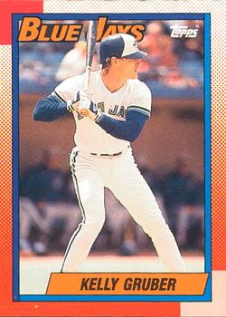 #505 Kelly Gruber - Toronto Blue Jays - 1990 O-Pee-Chee Baseball