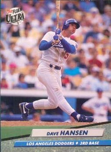 #505 Dave Hansen - Los Angeles Dodgers - 1992 Ultra Baseball