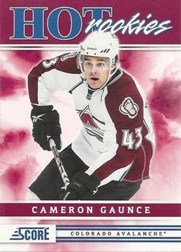 #505 Cameron Gaunce - Colorado Avalanche - 2011-12 Score Hockey