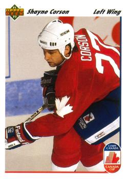 #505 Shayne Corson - Canada - 1991-92 Upper Deck Hockey
