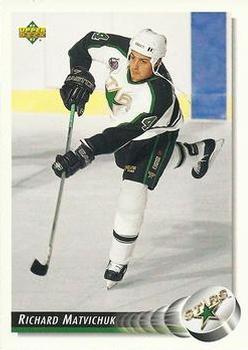 #505 Richard Matvichuk - Minnesota North Stars - 1992-93 Upper Deck Hockey