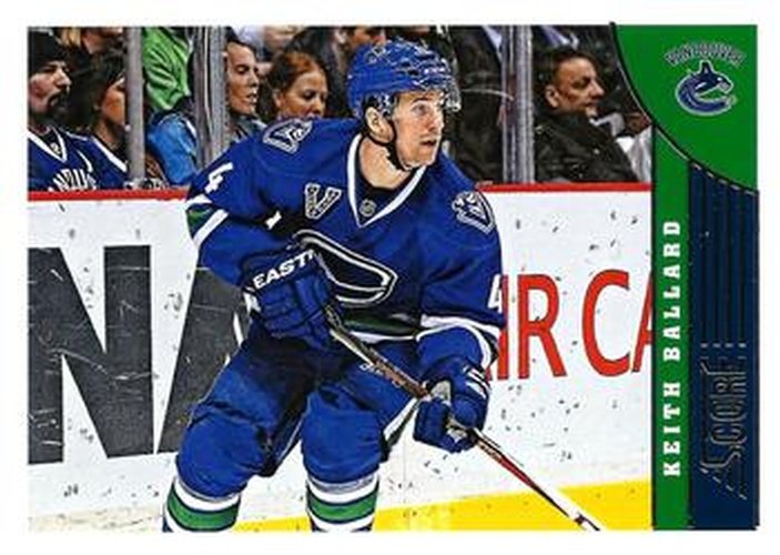 #505 Keith Ballard - Vancouver Canucks - 2013-14 Score Hockey